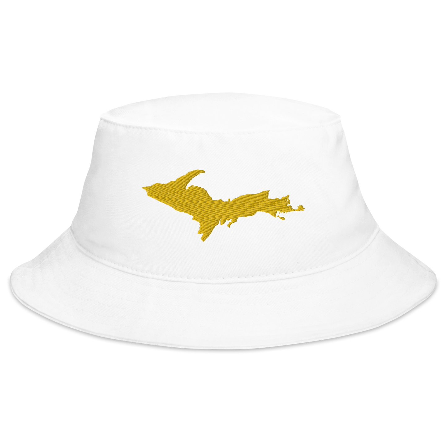 Michigan Upper Peninsula Bucket Hat (w/ Gold UP Outline)