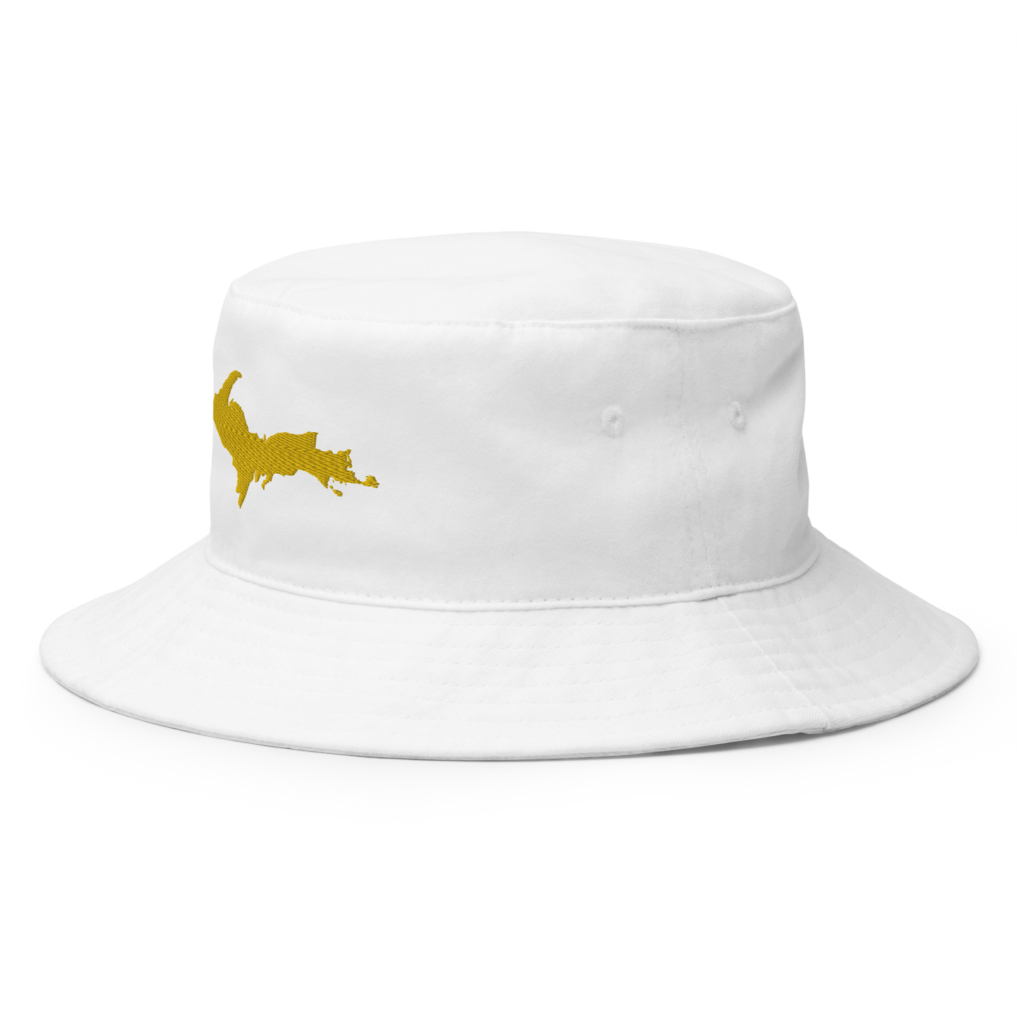 Michigan Upper Peninsula Bucket Hat (w/ Gold UP Outline)