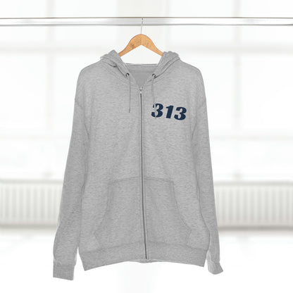 Detroit '313' Full-Zip Hoodie | Racing Font