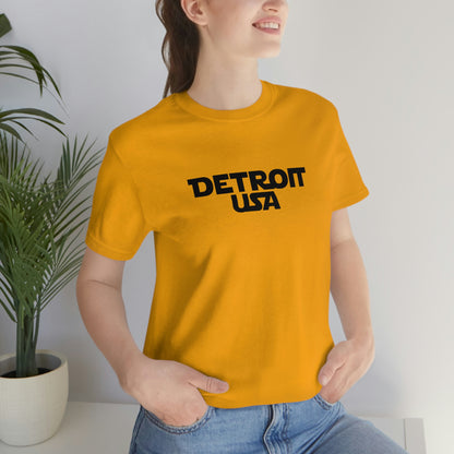 'Detroit USA' T-Shirt (1970s Epic Sci-Fi Parody) | Unisex Standard Fit