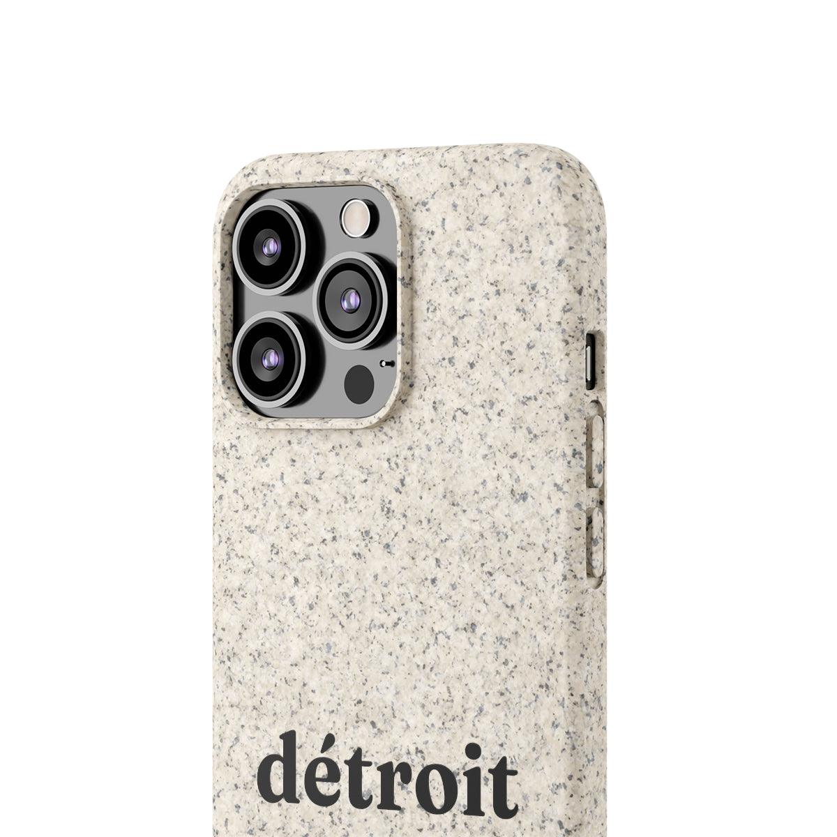 'Détroit' Phone Cases (Old Style Serif Font) | Android & iPhone - Circumspice Michigan