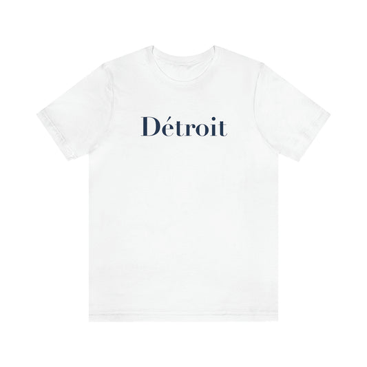 'Détroit' T-Shirt (Didot Font) | Unisex Standard Fit