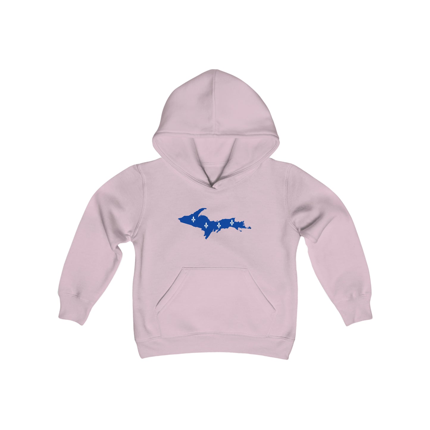 Michigan Upper Peninsula Hoodie (w/ UP Quebec Flag Outline)| Unisex Youth