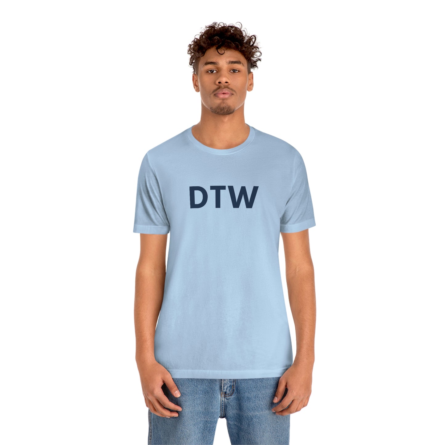 Detroit 'DTW' T-Shirt | Unisex Standard Fit