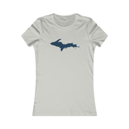 Michigan Upper Peninsula T-Shirt (w/ UP Outline) | Women's Slim Fit