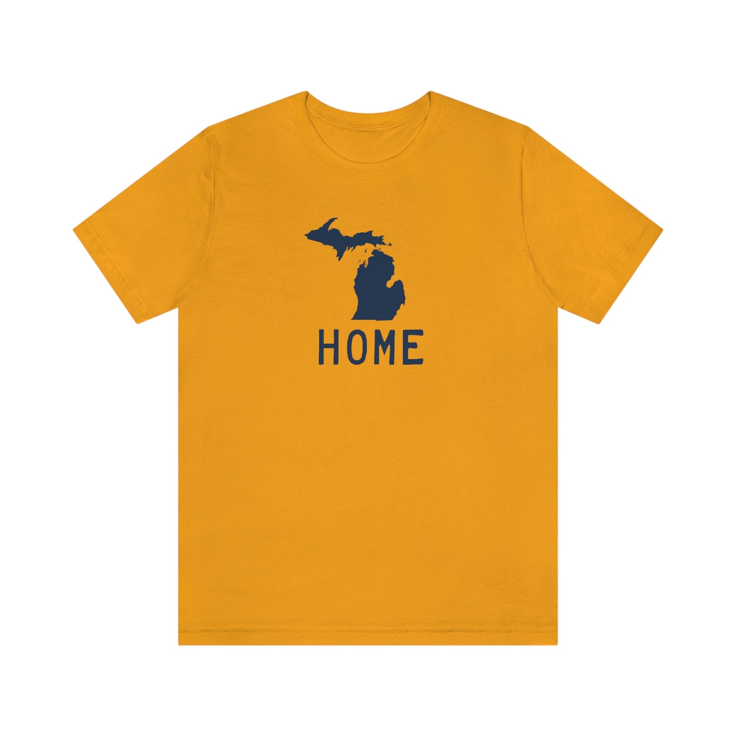 Michigan 'Home' T-Shirt (Licence Plate Font) | Unisex Standard Fit