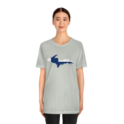 Michigan Upper Peninsula T-Shirt (w/ UP Finland Flag Outline) | Unisex Standard Fit