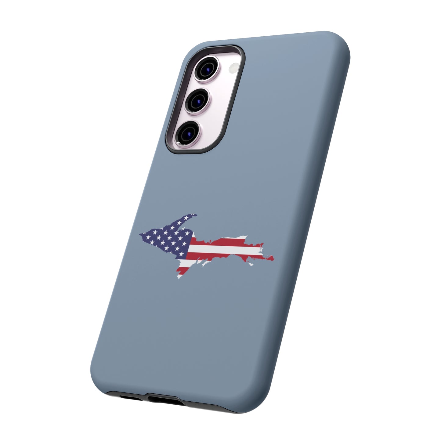 Michigan Upper Peninsula Tough Phone Case (B-24 Liberator w/ UP USA Flag Outline) | Samsung & Pixel Android