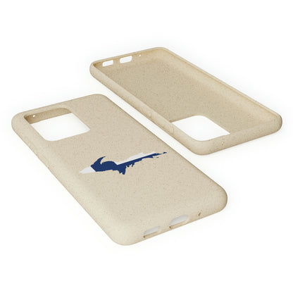 Michigan Upper Peninsula Biodegradable Phone Cases (w/ UP Finland Flag Outline) | Samsung Android