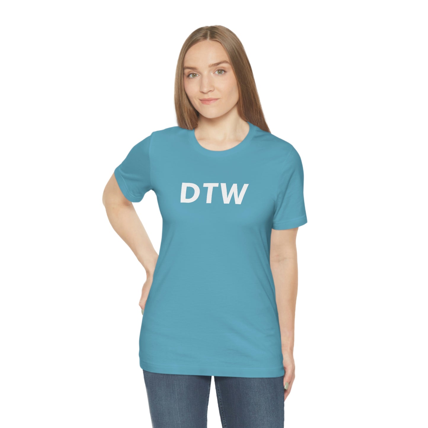 Detroit 'DTW' T-Shirt | Unisex Standard Fit