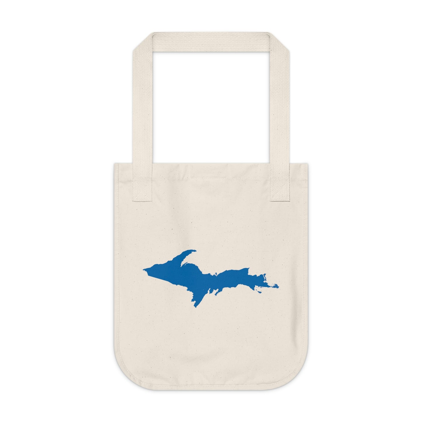 Michigan Upper Peninsula Heavy Tote Bag (w/ Azure UP Outline)