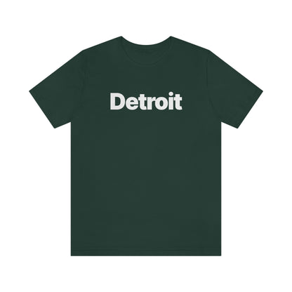 'Detroit' T-Shirt (Small SUV Parody Font) | Unisex Standard Fit