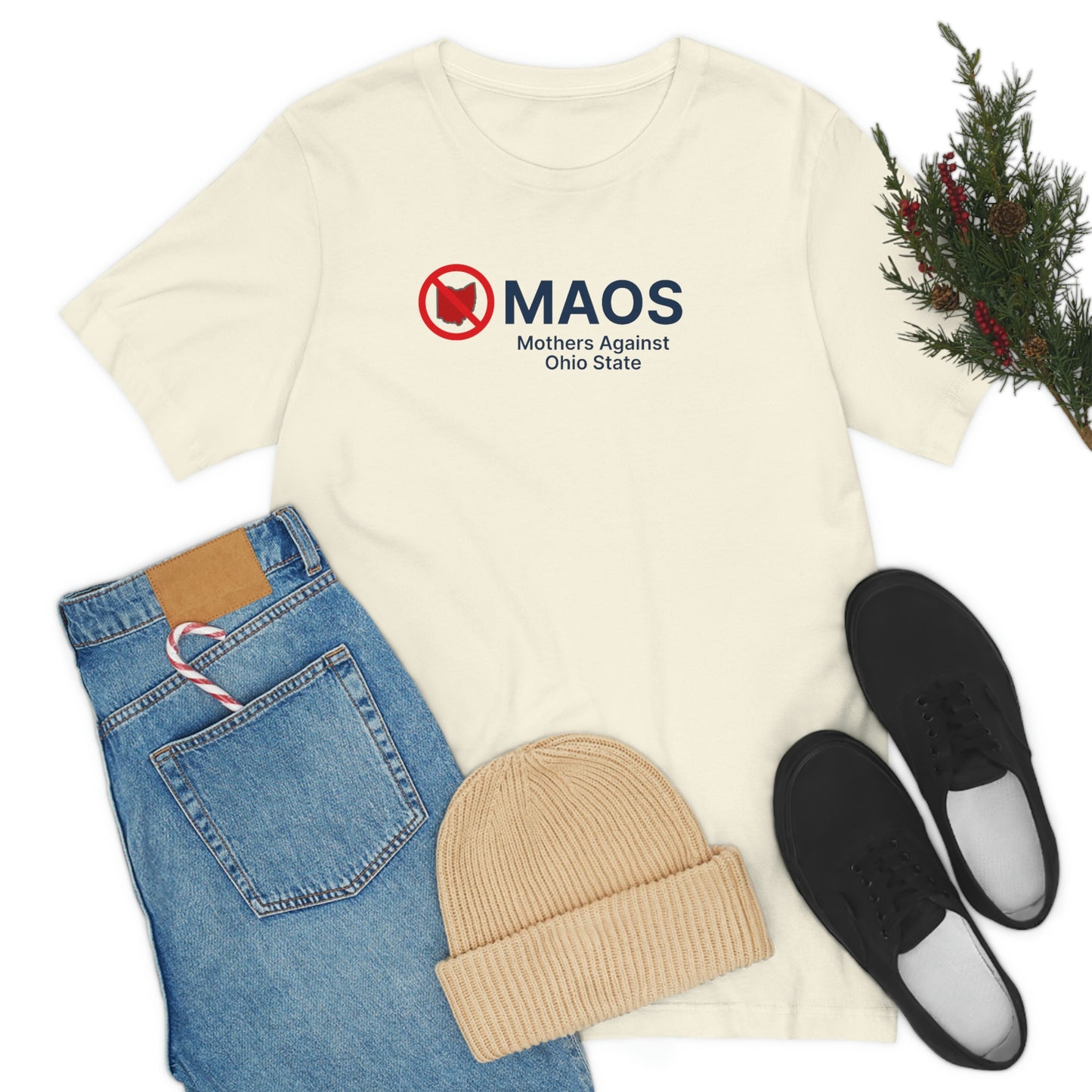 'MAOS Mothers Against Ohio State' T-Shirt | Unisex Standard Fit