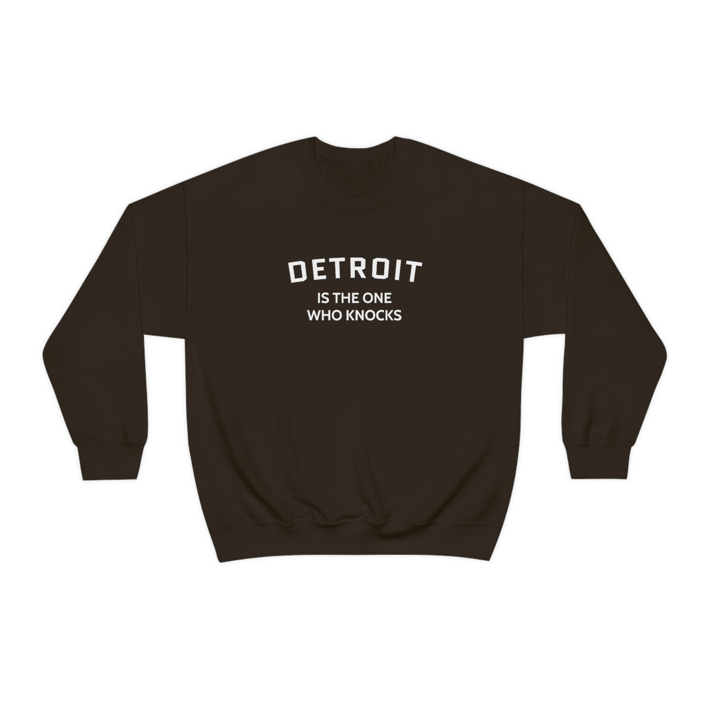 'Detroit is the One Who Knocks' Sweatshirt | Unisex Standard