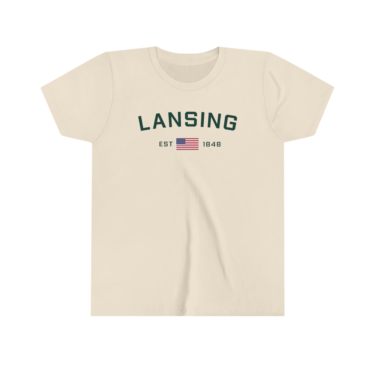 'Lansing EST 1848' T-Shirt | Youth Short Sleeve