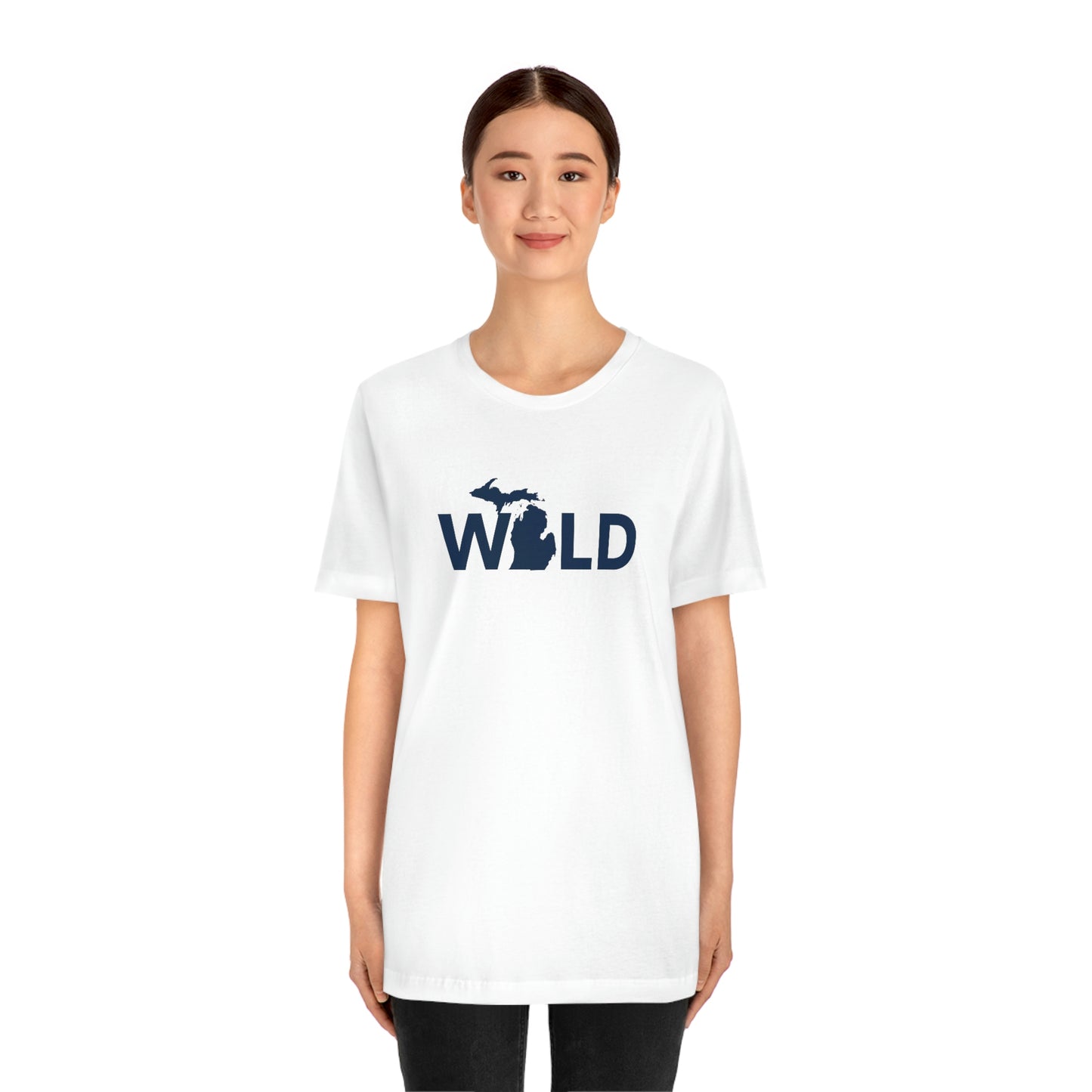 Michigan 'Wild' T-Shirt (Geometric Sans Font) | Unisex Standard Fit