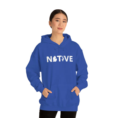 Michigan 'Native' Hoodie (Geometric Sans Font) | Unisex Standard