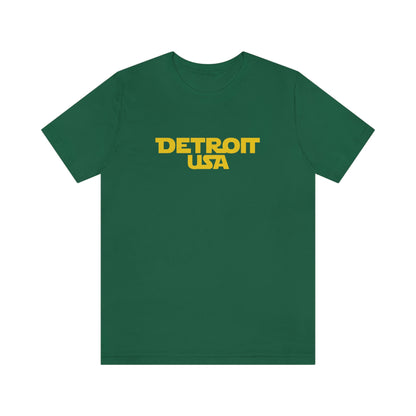 'Detroit USA' T-Shirt (1970s Epic Sci-Fi Parody) | Unisex Standard Fit