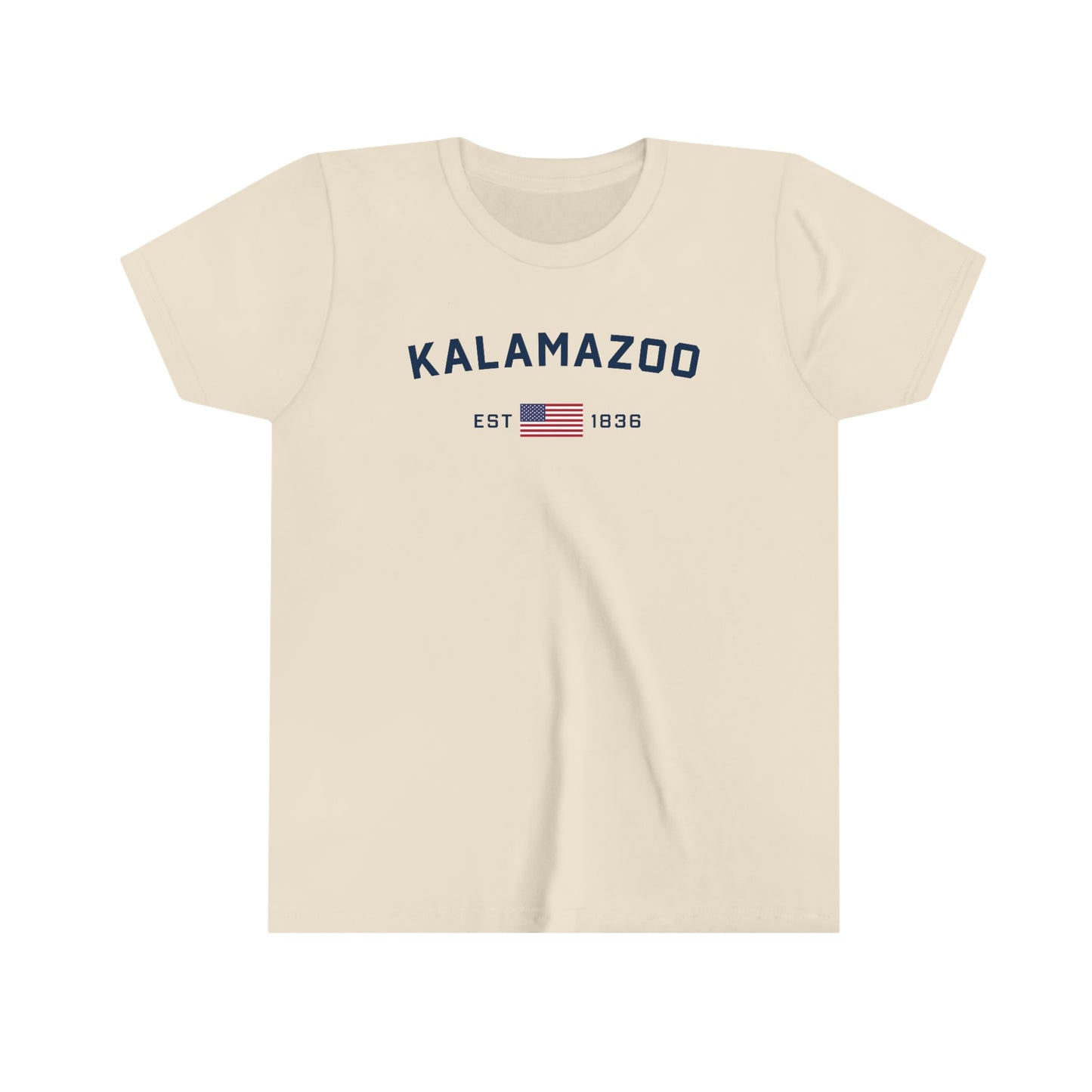 'Kalamazoo EST 1836' T-Shirt | Youth Short Sleeve