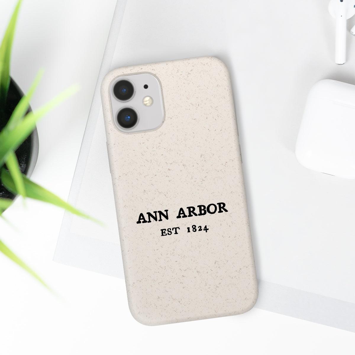 'Ann Arbor EST 1824' Phone Cases | Android & iPhone - Circumspice Michigan