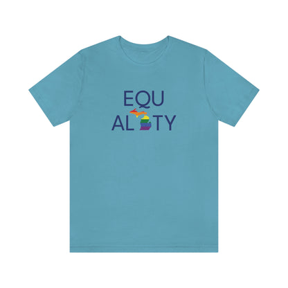 'Equality' Michigan LGBTQ Pride T-Shirt | Unisex Standard Cut