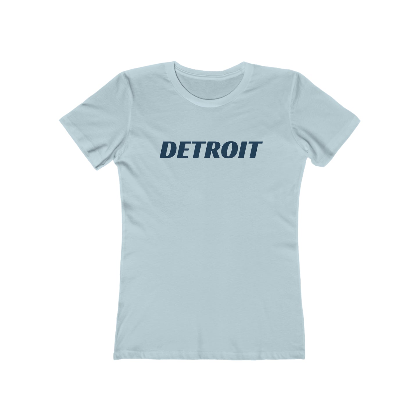 'Detroit' T-Shirt (Racing Font) | Women's Boyfriend Cut