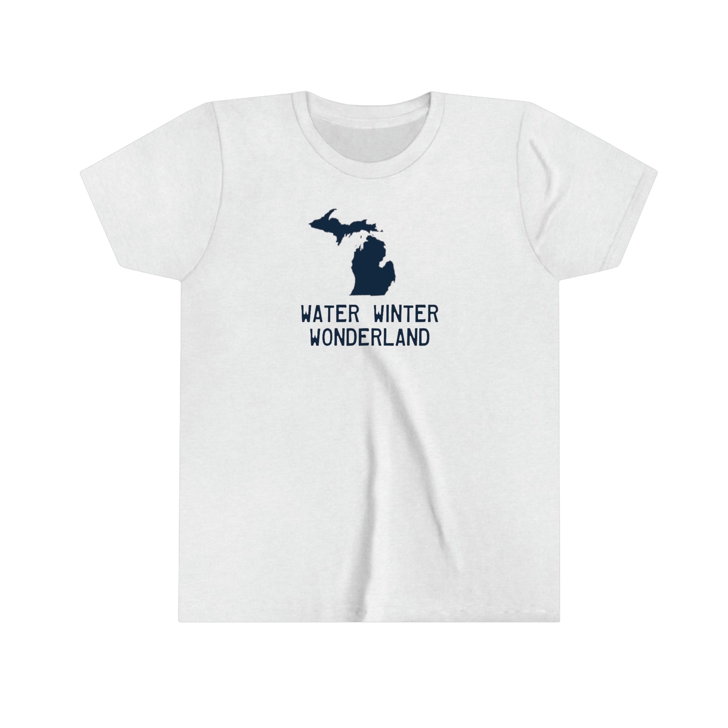 Michigan 'Water Winter Wonderland' T-Shirt | Youth Short Sleeve