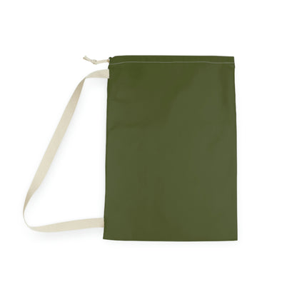 Michigan Upper Peninsula Laundry Bag (Army Green w/ UP USA Flag Outline)