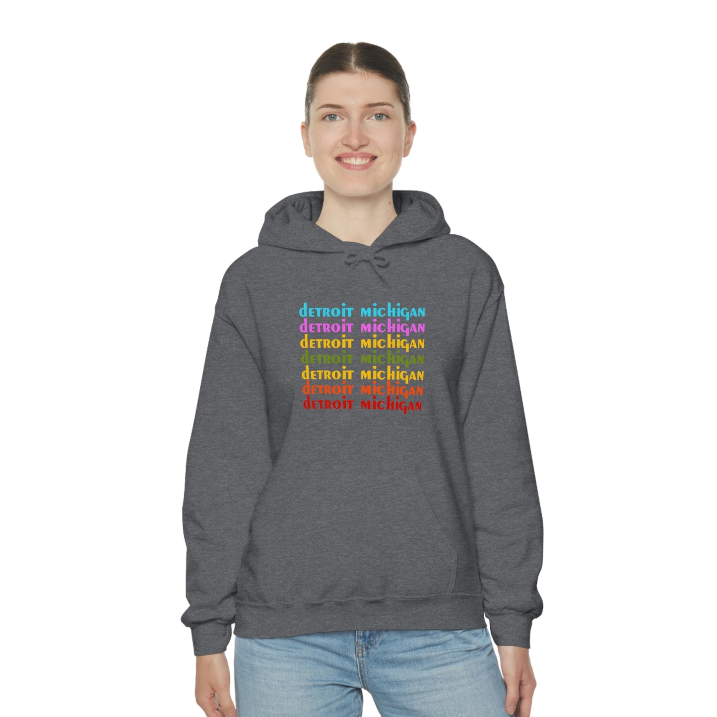 'Detroit Michigan' Hoodie (1970s Sitcom Parody) | Unisex Standard