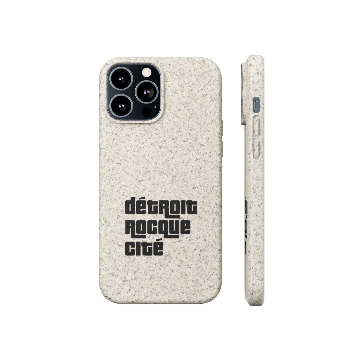 'Détroit Rocque Cité' Phone Cases (1970s Font) | Android & iPhone - Circumspice Michigan