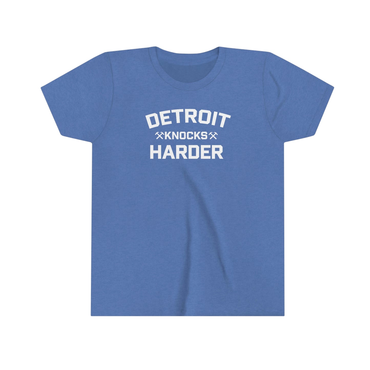 'Detroit Knocks Harder' T-Shirt | Youth Short Sleeve