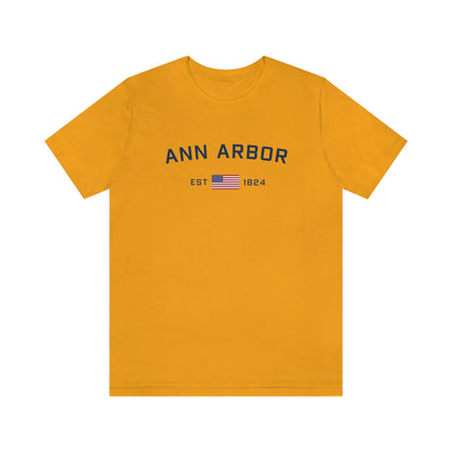 'Ann Arbor EST 1824' T-Shirt | Unisex Standard Fit