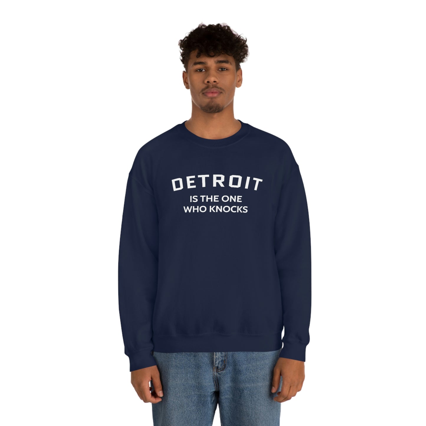 'Detroit is the One Who Knocks' Sweatshirt | Unisex Standard