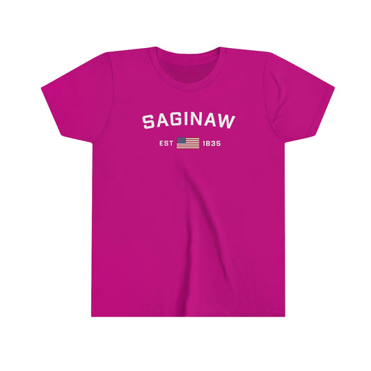 'Saginaw EST 1835' T-Shirt | Youth Short Sleeve