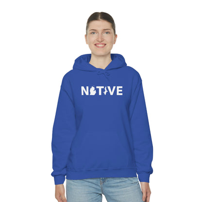 Michigan 'Native' Hoodie (Geometric Sans Font) | Unisex Standard