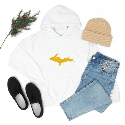 Michigan Upper Peninsula Hoodie (w/ Gold U.P. Outline) | Unisex Standard