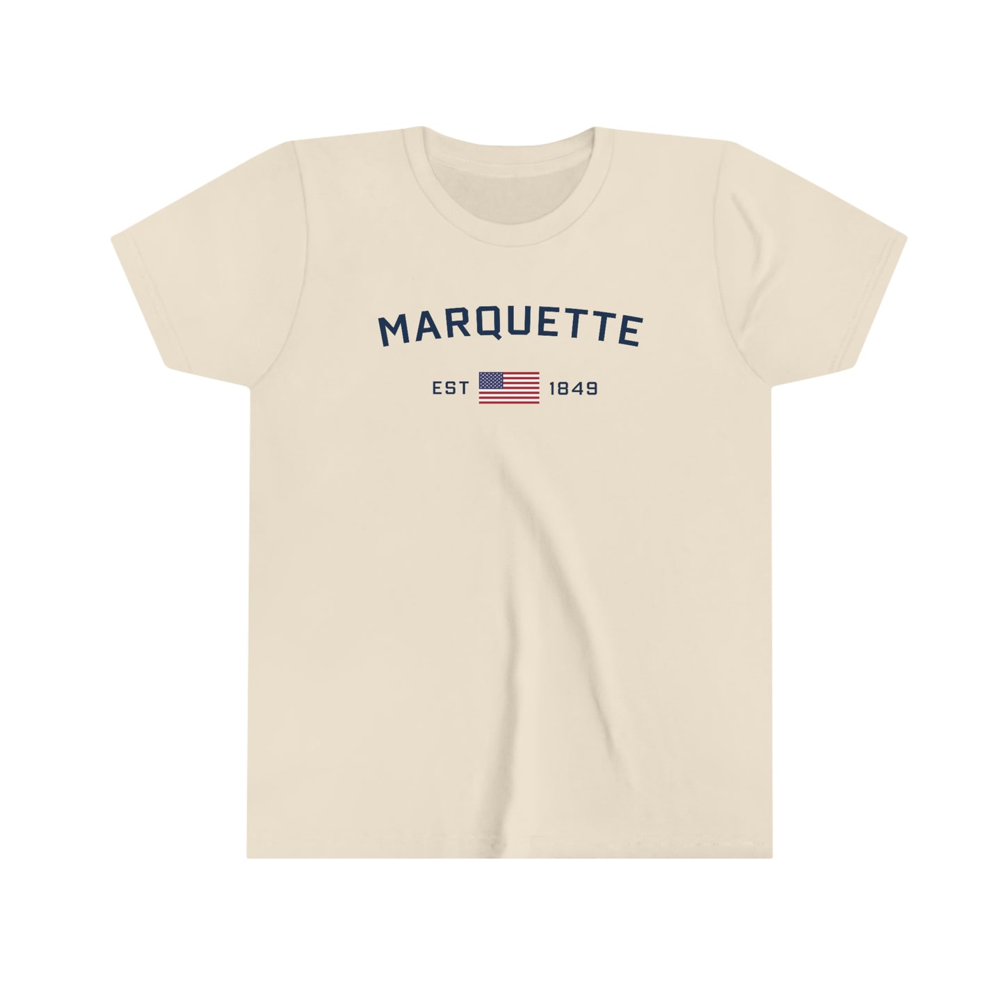 'Marquette EST 1849' T-Shirt | Youth Short Sleeve