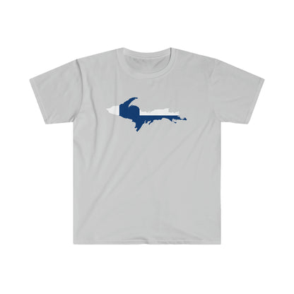 Michigan Upper Peninsula T-Shirt (w/ UP Finland Flag Outline) | Unisex Budget