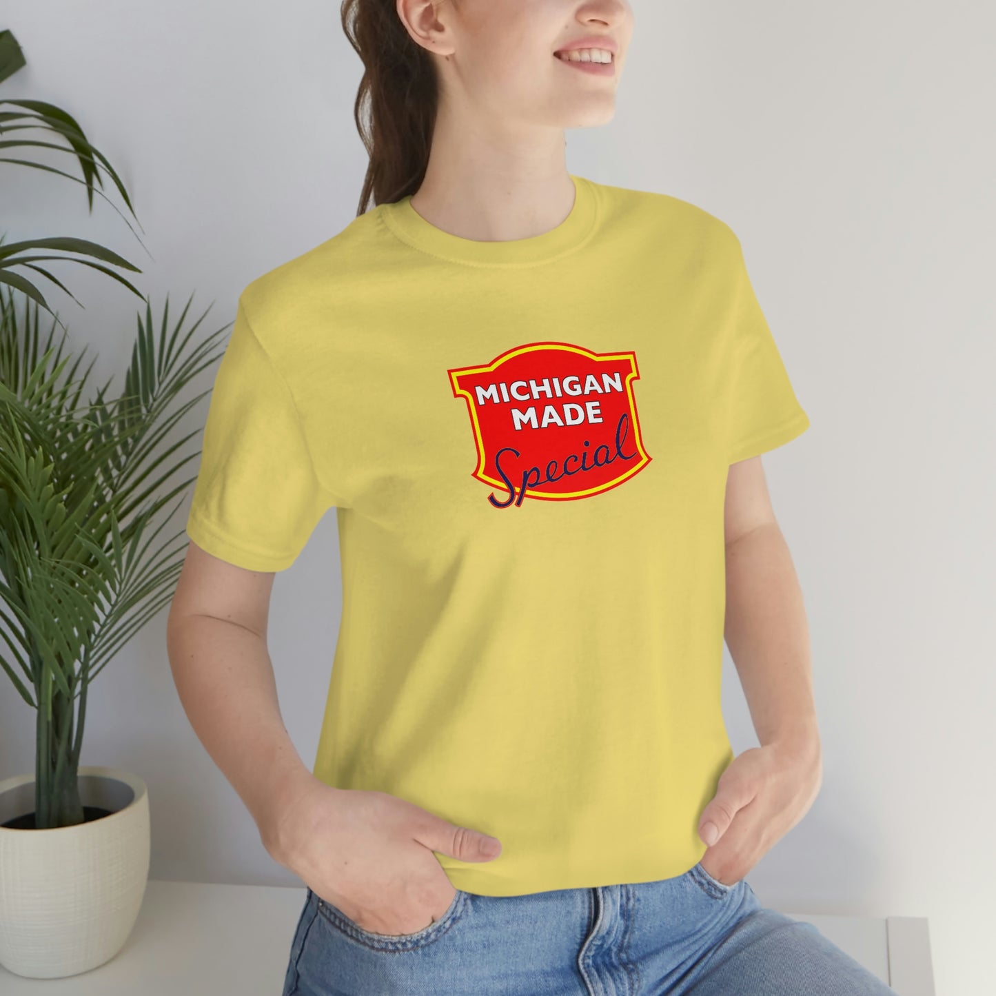 'Michigan Made' T-Shirt (Potato Chip Parody) | Unisex Standard Fit