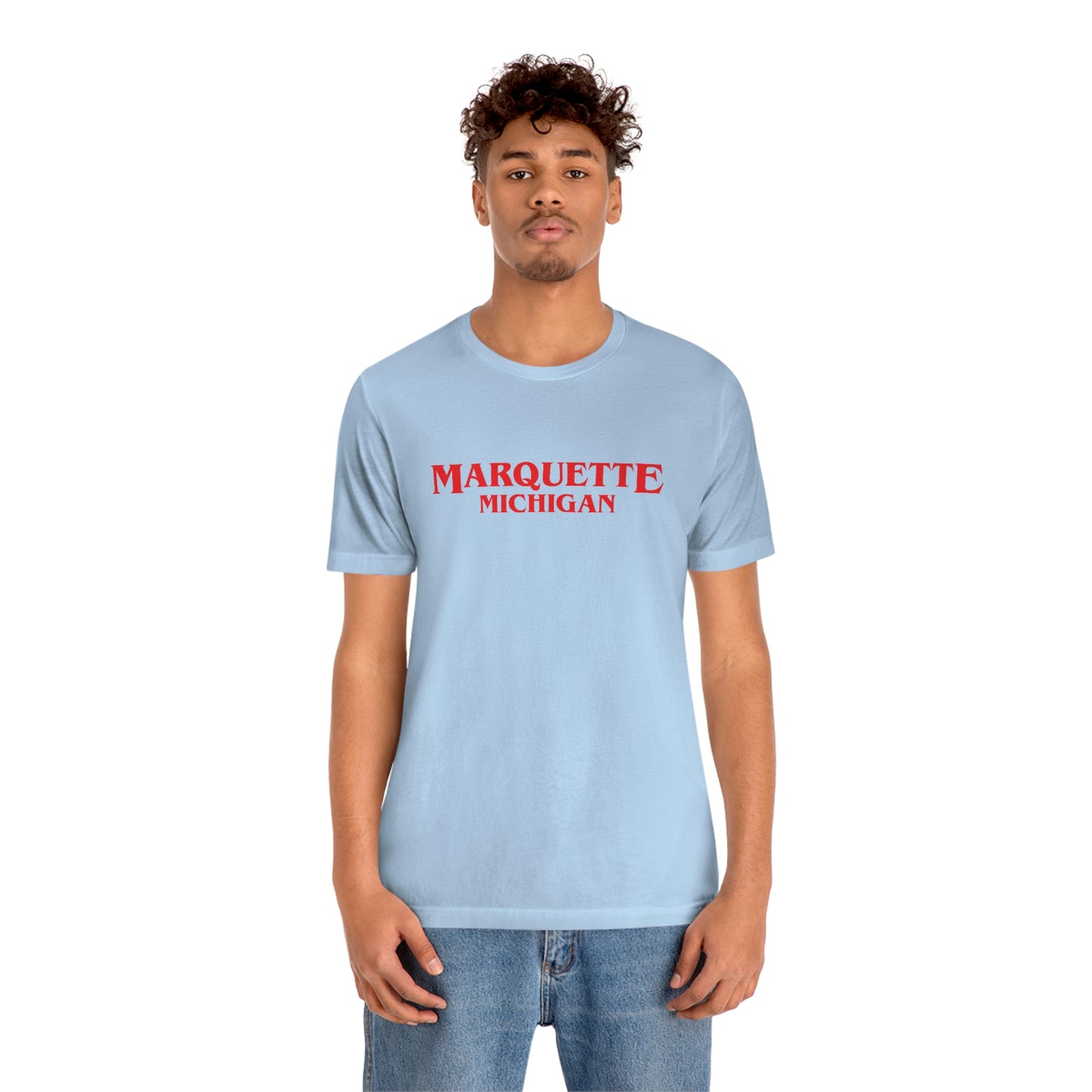 'Marquette Michigan' ' T-Shirt (1980s Drama Parody) | Unisex Standard Fit