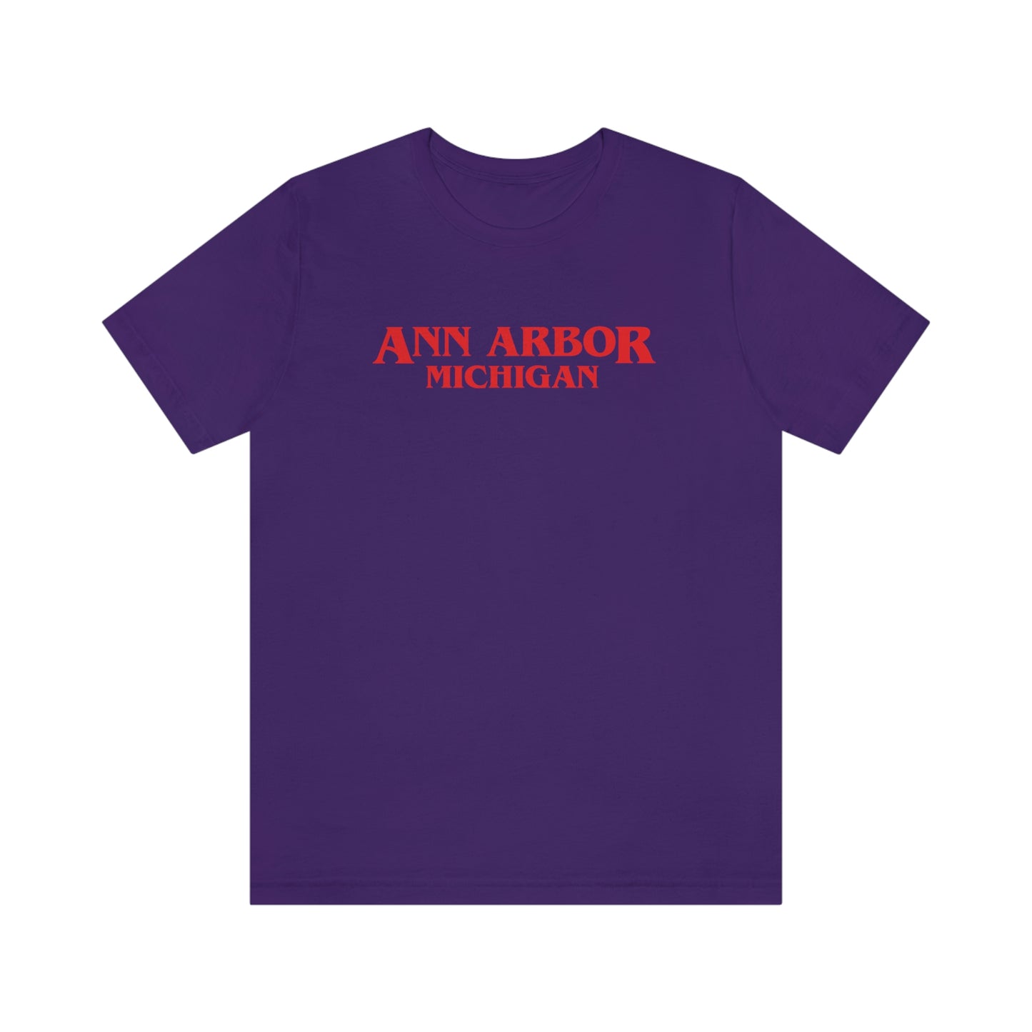 'Ann Arbor Michigan' ' T-Shirt (1980s Drama Parody) | Unisex Standard Fit