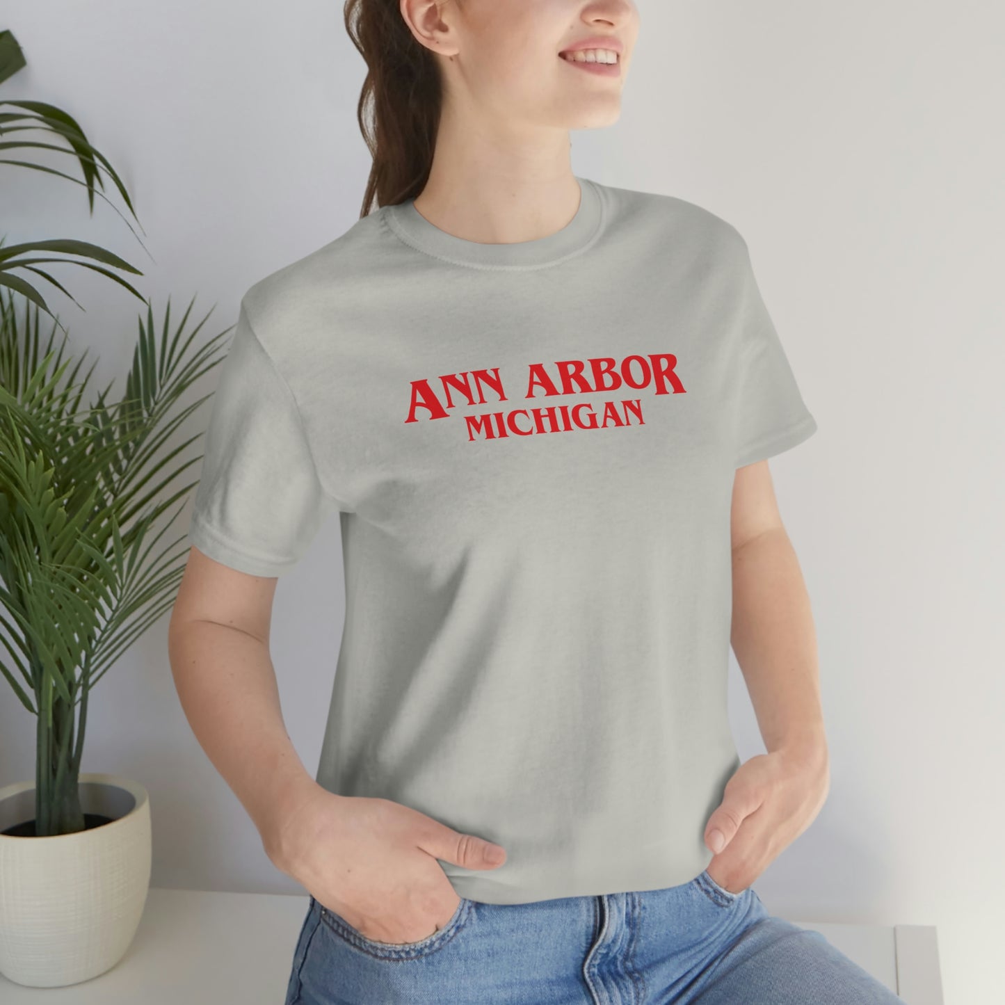 'Ann Arbor Michigan' ' T-Shirt (1980s Drama Parody) | Unisex Standard Fit