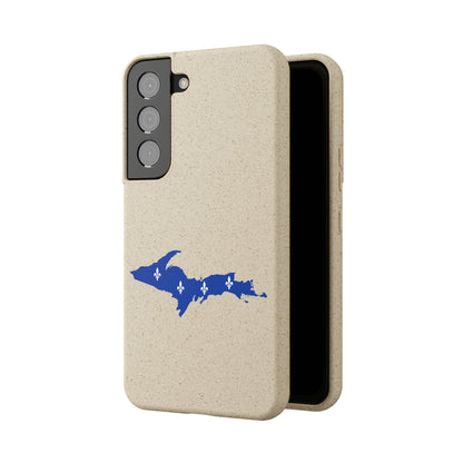 Michigan Upper Peninsula Biodegradable Phone Cases (w/ UP Quebec Flag Outline) | Samsung Android