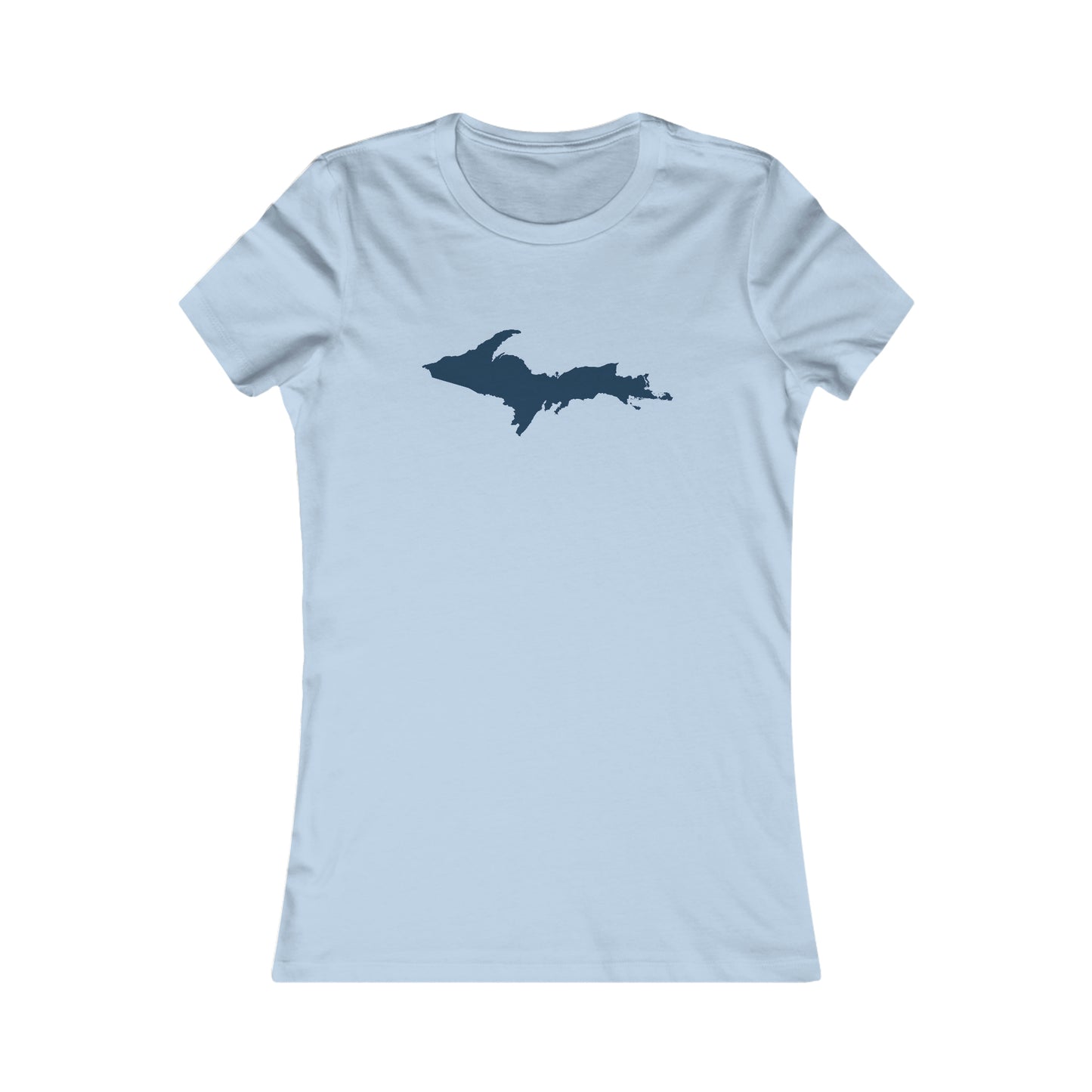 Michigan Upper Peninsula T-Shirt (w/ UP Outline) | Women's Slim Fit