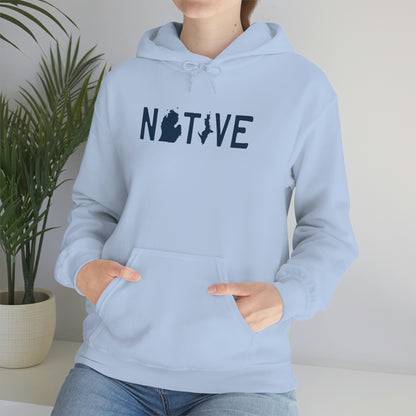 Michigan 'Native' Hoodie (Licence Plate Font) | Unisex Standard