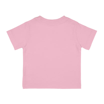 Michigan Upper Peninsula Infant T-Shirt (w/ Pink UP Outline) | Short Sleeve