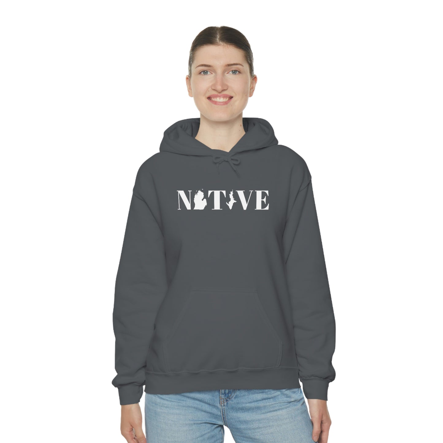 Michigan 'Native' Hoodie (Didone Font) | Unisex Standard