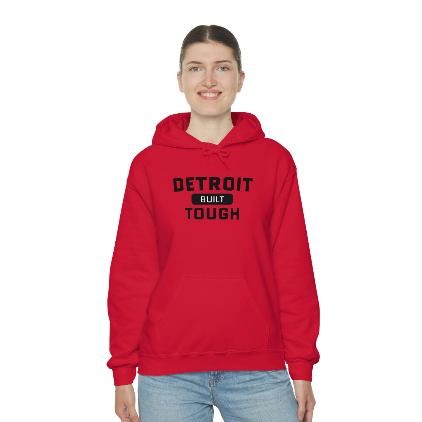 'Built Detroit Tough' Hoodie | Unisex Standard