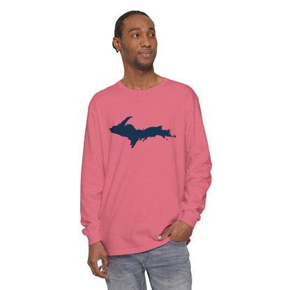 Michigan Upper Peninsula Garment-Dyed T-Shirt | Unisex Long Sleeve