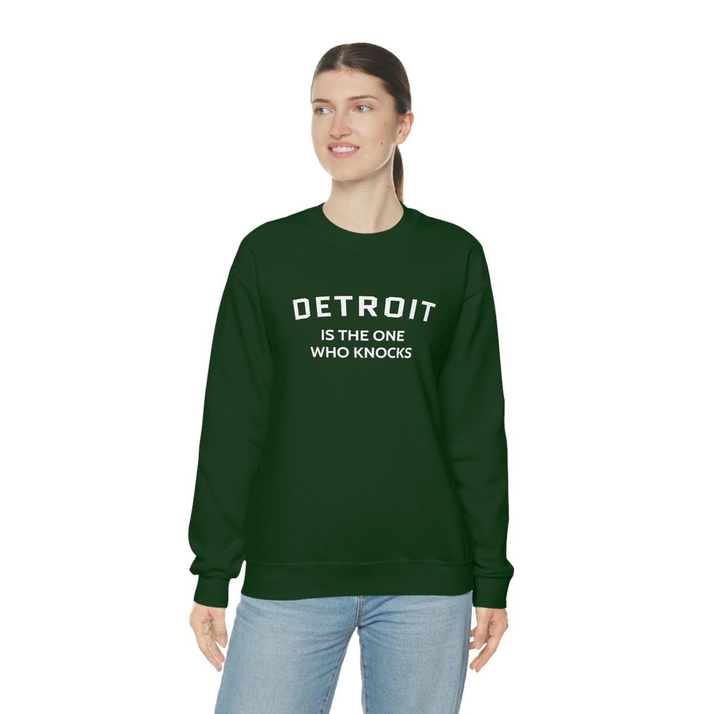 'Detroit is the One Who Knocks' Sweatshirt | Unisex Standard